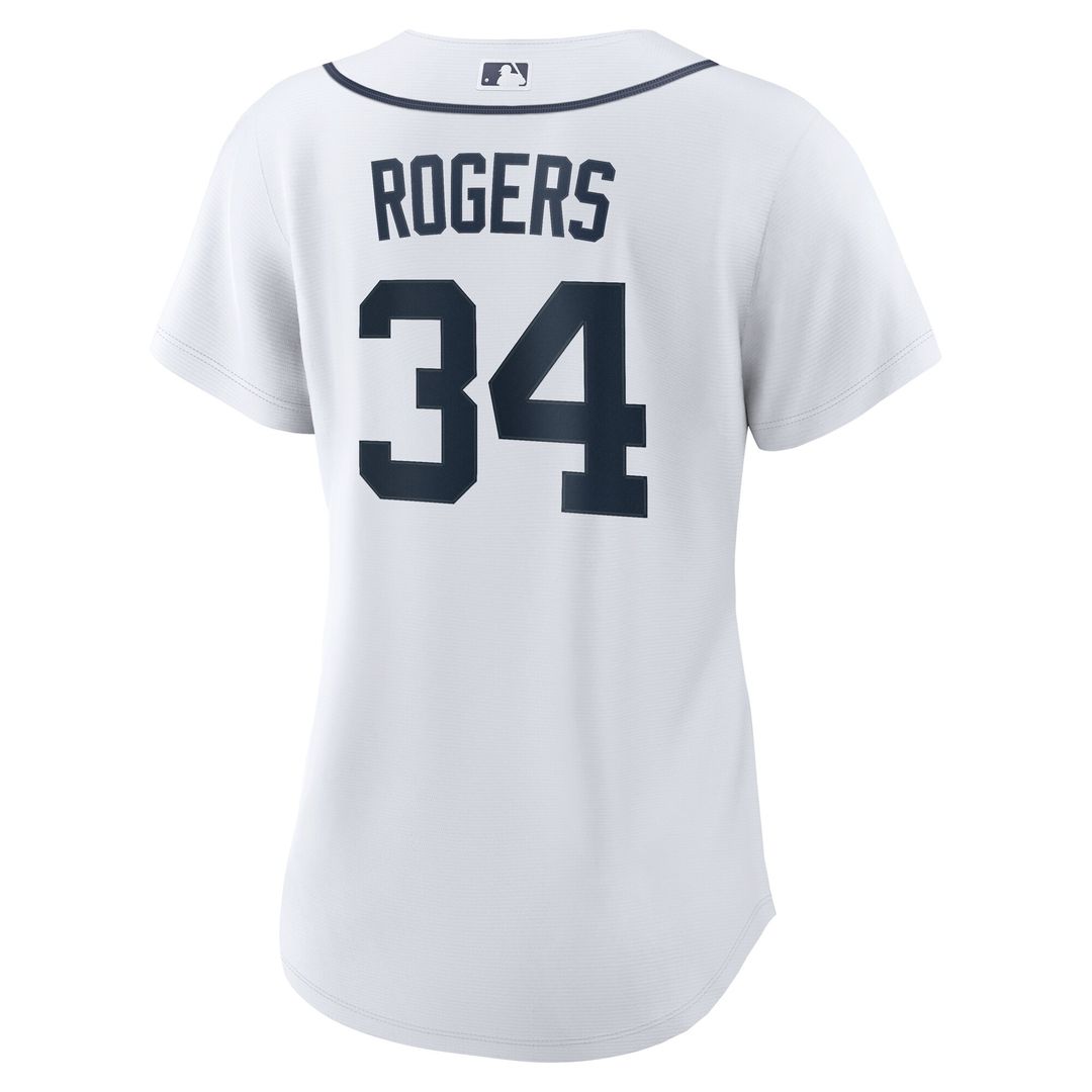 Jake Rogers Detroit Tigers Nike Women's Home Replica Jersey - White Official MLB Team Apparel Baseball Fan Gear