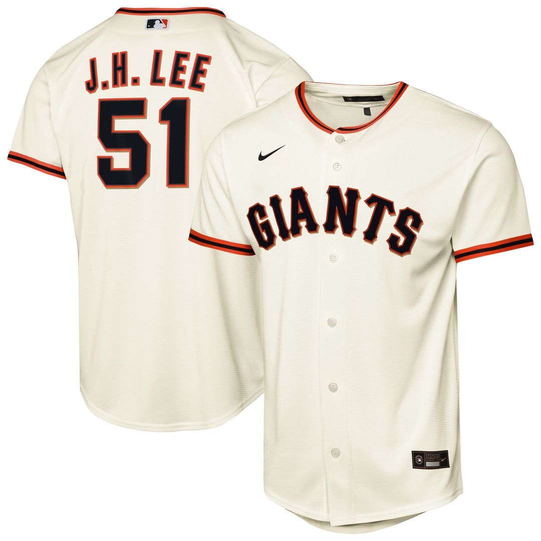Jung Hoo Lee San Francisco Giants Nike Youth Home Replica Player Jersey - Cream Official MLB Team Apparel Baseball Fan Gear