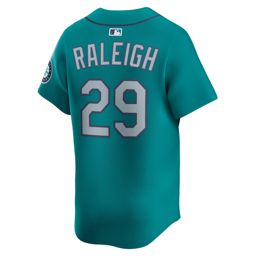 Cal Raleigh Seattle Mariners Nike Alternate Limited Jersey - Teal Official MLB Team Apparel Baseball Fan Gear