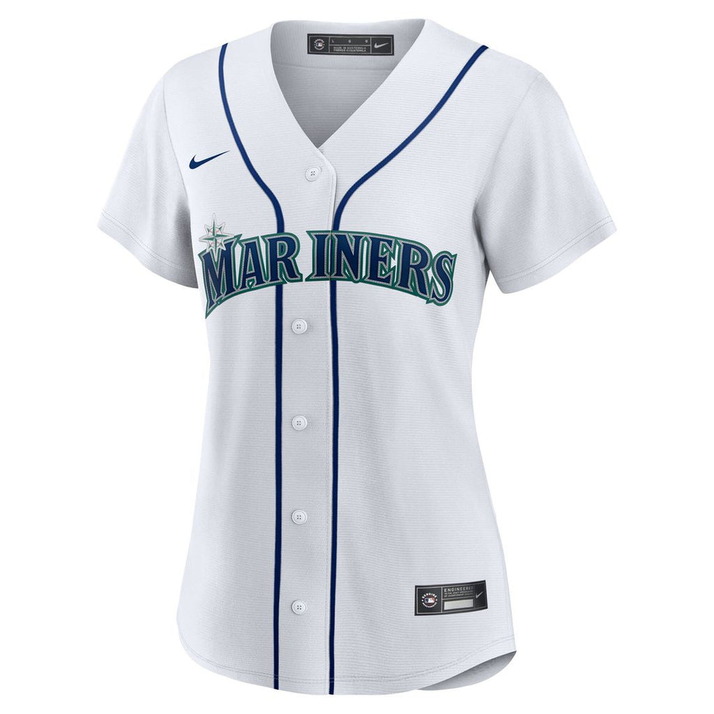 Bryan Woo Seattle Mariners Nike Women's Home Replica Jersey - White Official MLB Team Apparel Baseball Fan Gear