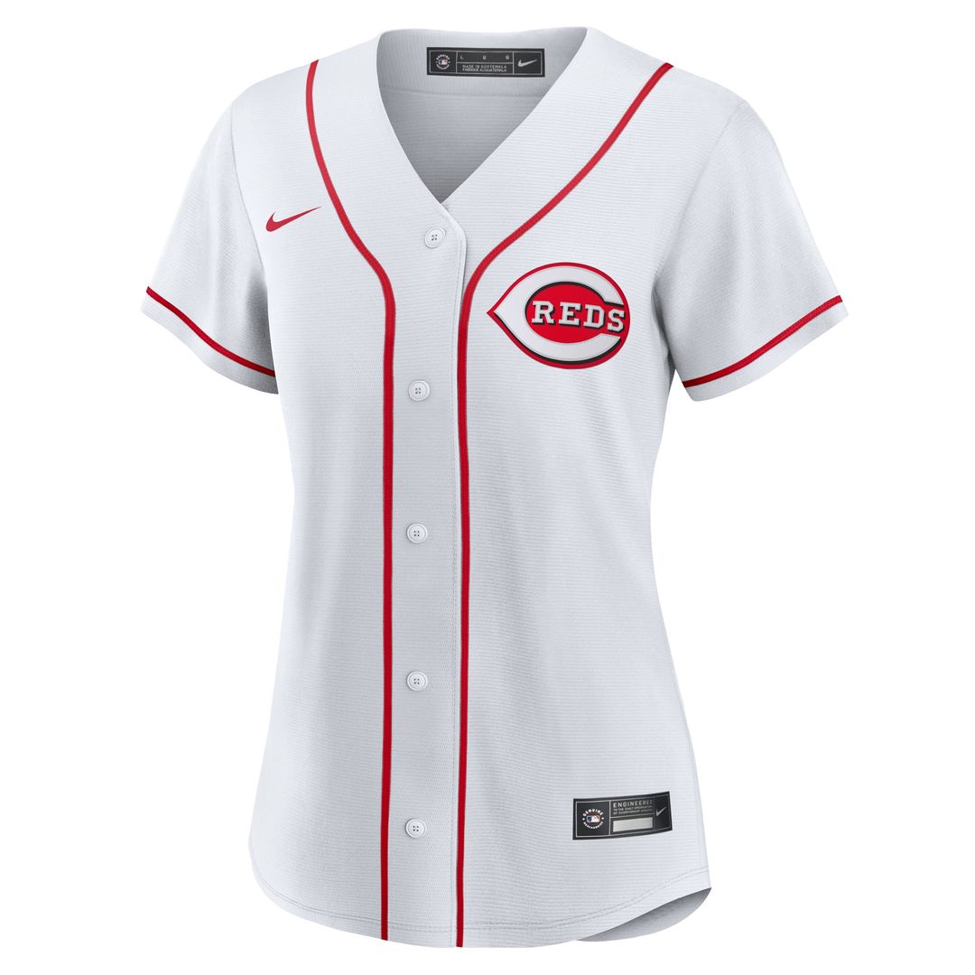 Tyler Stephenson Cincinnati Reds Nike Women's Home Replica Jersey - White Official MLB Team Apparel Baseball Fan Gear