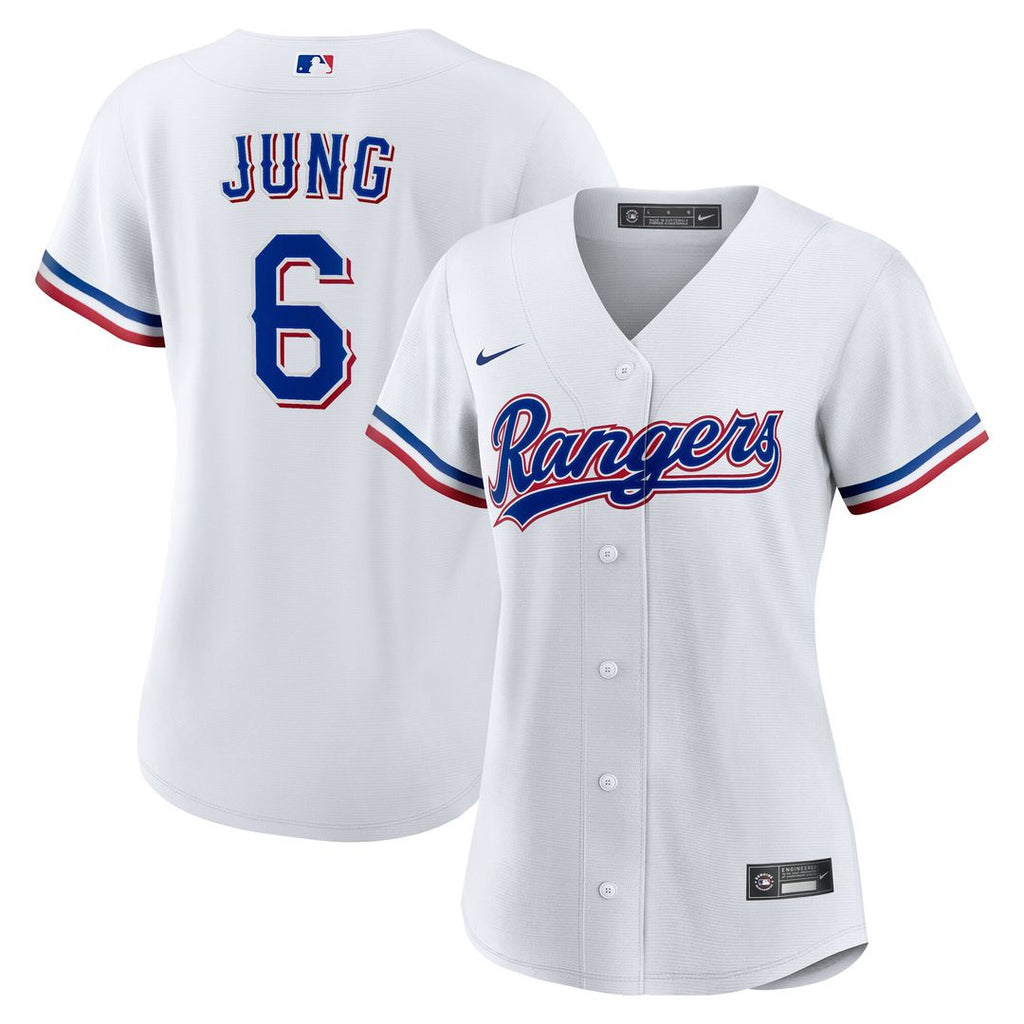 Josh Jung Texas Rangers Nike Women's Home Replica Jersey - White Official MLB Team Apparel Baseball Fan Gear