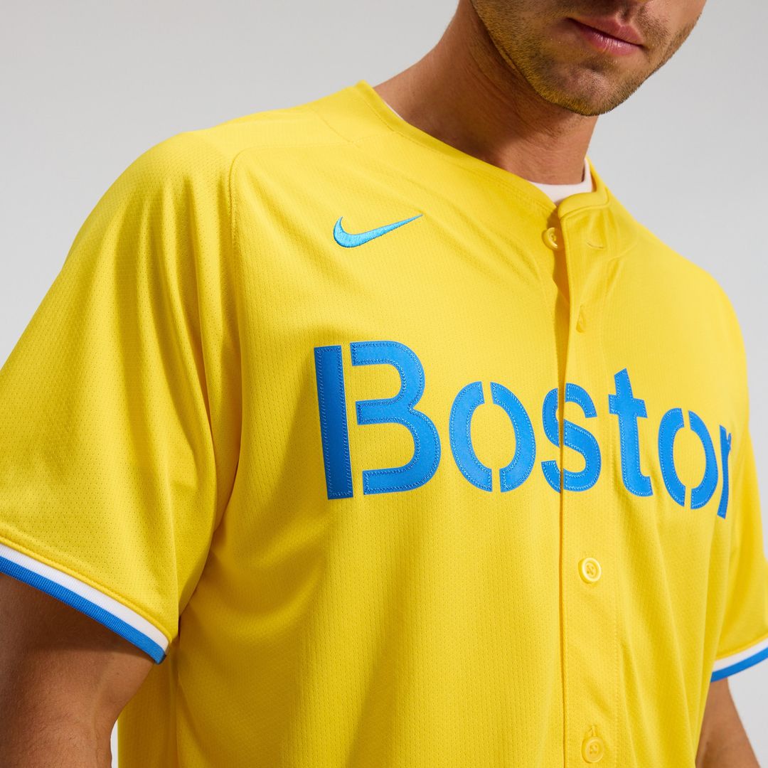 Boston Red Sox Nike City Connect Limited Jersey - Gold Official MLB Team Apparel Baseball Fan Gear