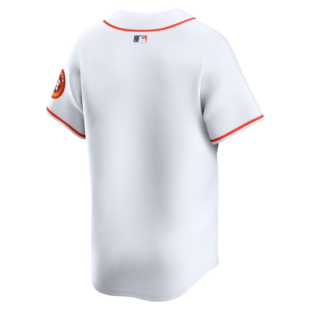 Houston Astros Nike Home Limited Jersey - White Official MLB Team Apparel Baseball Fan Gear