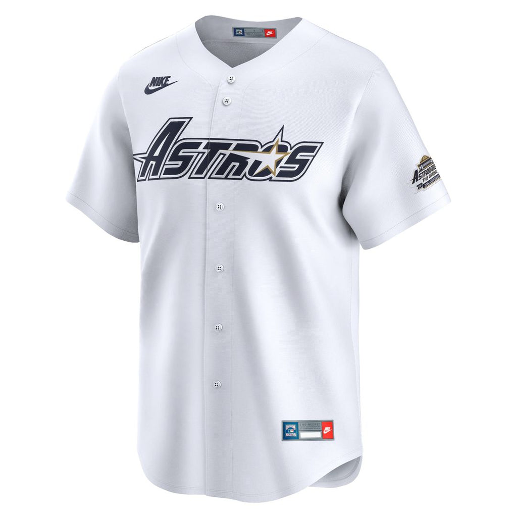 Craig Biggio Houston Astros Nike Throwback Cooperstown Collection Limited Jersey - White Official MLB Team Apparel Baseball Fan Gear