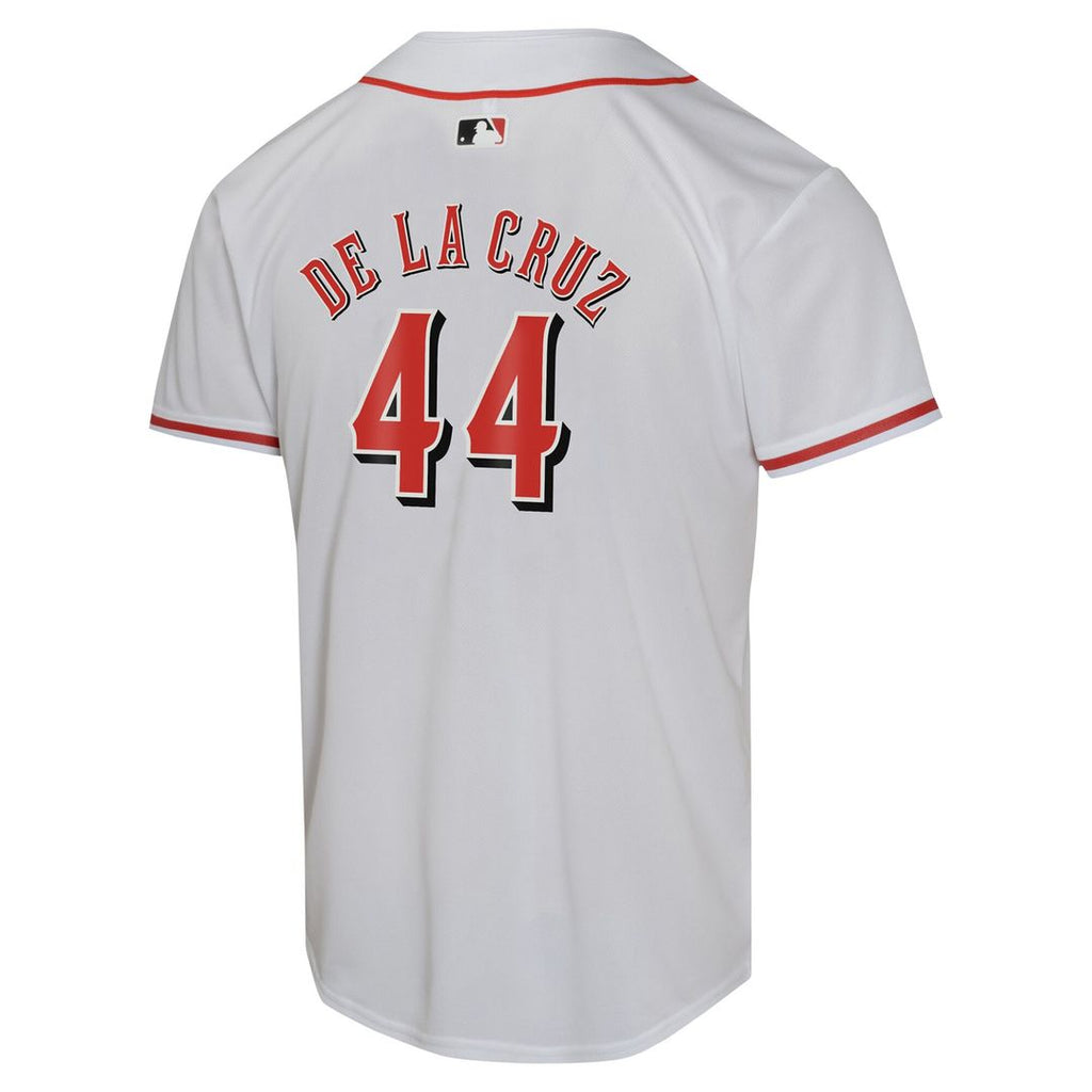 Elly De La Cruz Cincinnati Reds Nike Youth Home Game Player Jersey - White Official MLB Team Apparel Baseball Fan Gear