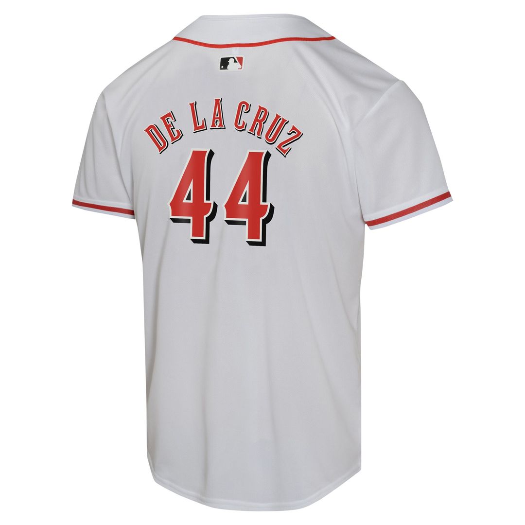 Elly De La Cruz Cincinnati Reds Nike Youth Home Game Player Jersey - White Official MLB Team Apparel Baseball Fan Gear