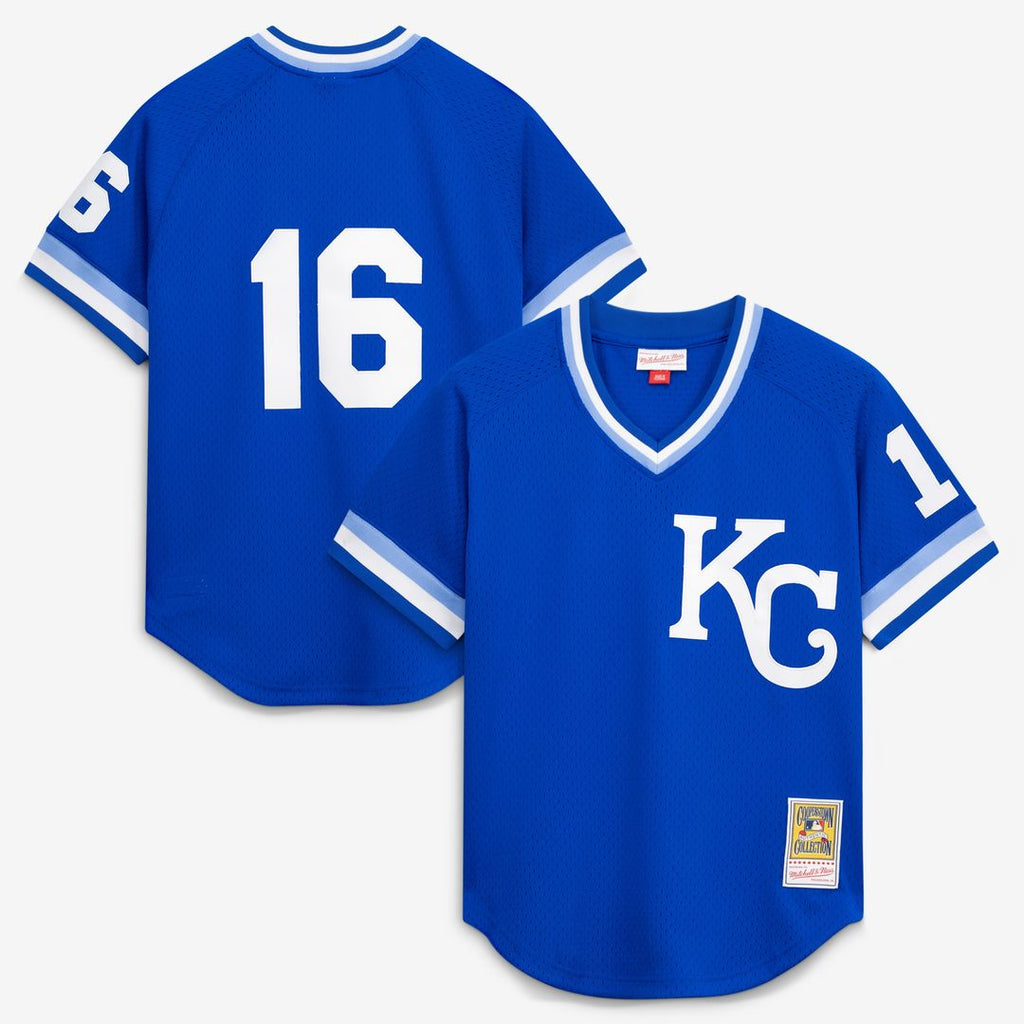 Bo Jackson Kansas City Royals Mitchell & Ness Authentic Batting Practice Jersey - Royal Official MLB Team Apparel Baseball Fan Gear