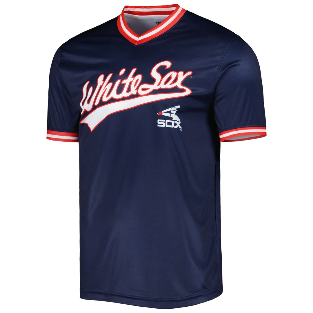 Chicago White Sox Stitches Cooperstown Collection Team Jersey - Navy Official MLB Team Apparel Baseball Fan Gear