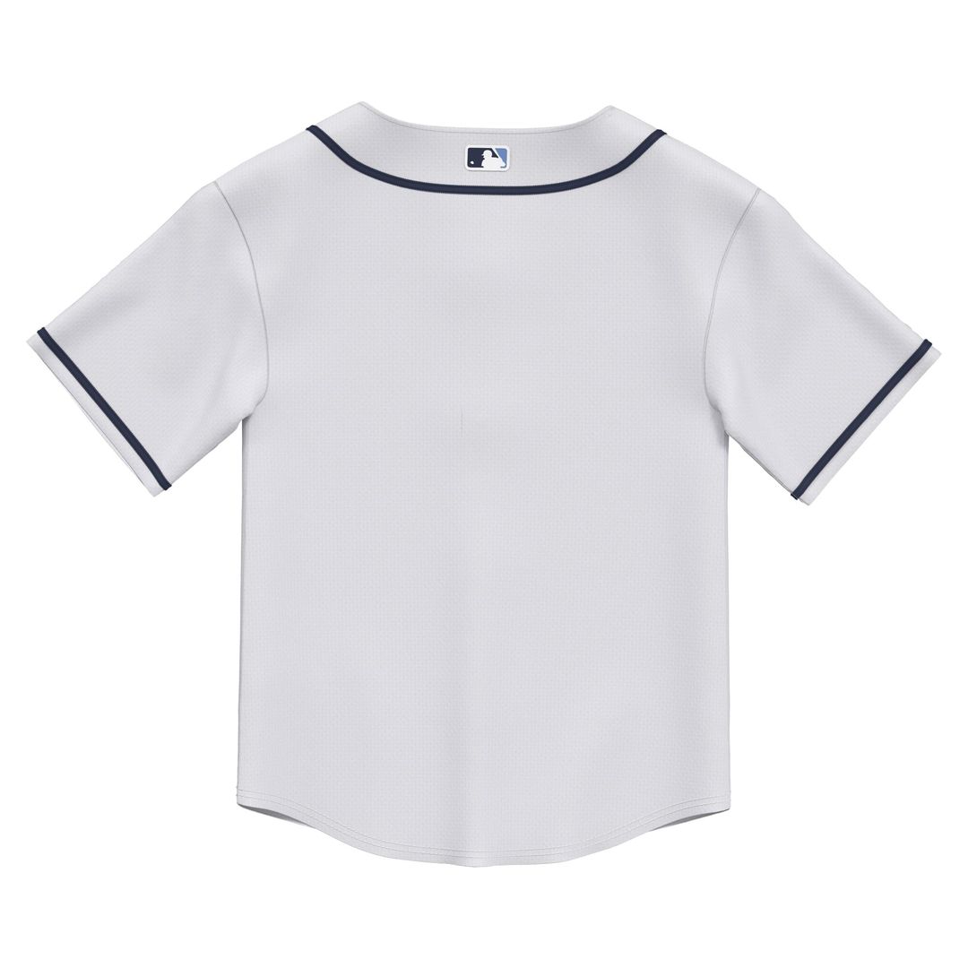 Tampa Bay Rays Toddler Home Replica Jersey - White Official MLB Team Apparel Baseball Fan Gear
