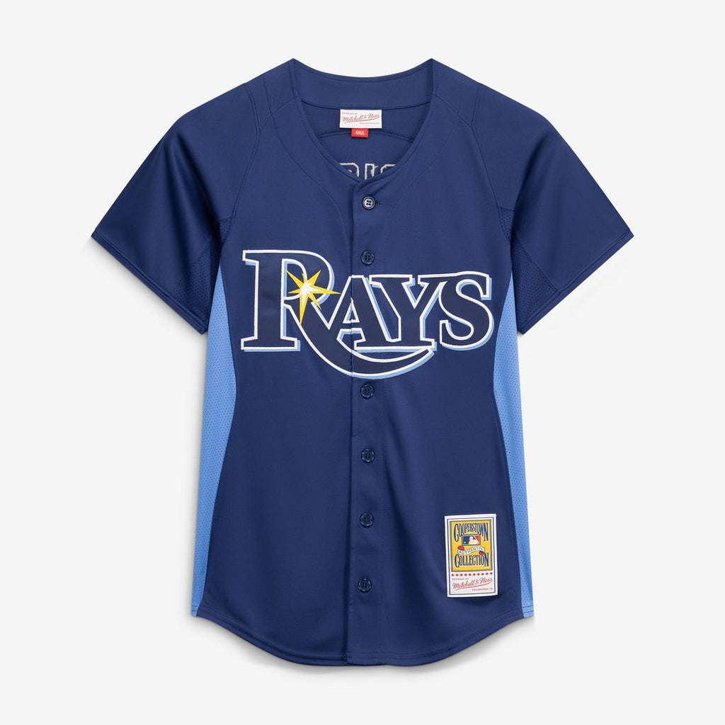 David Price Tampa Bay Rays Mitchell & Ness Authentic Batting Practice Jersey - Blue Official MLB Team Apparel Baseball Fan Gear