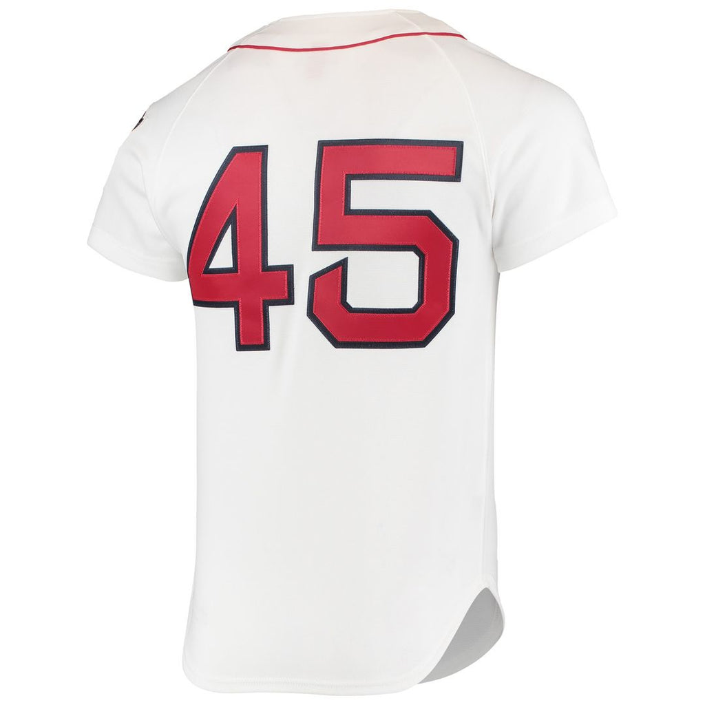 Pedro Martinez Boston Red Sox Mitchell & Ness 1999 Cooperstown Collection Home Authentic Jersey - White Official MLB Team Apparel Baseball Fan Gear
