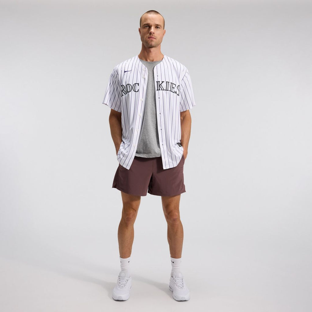 Colorado Rockies Nike Alternate Replica Team Jersey - Purple Official MLB Team Apparel Baseball Fan Gear