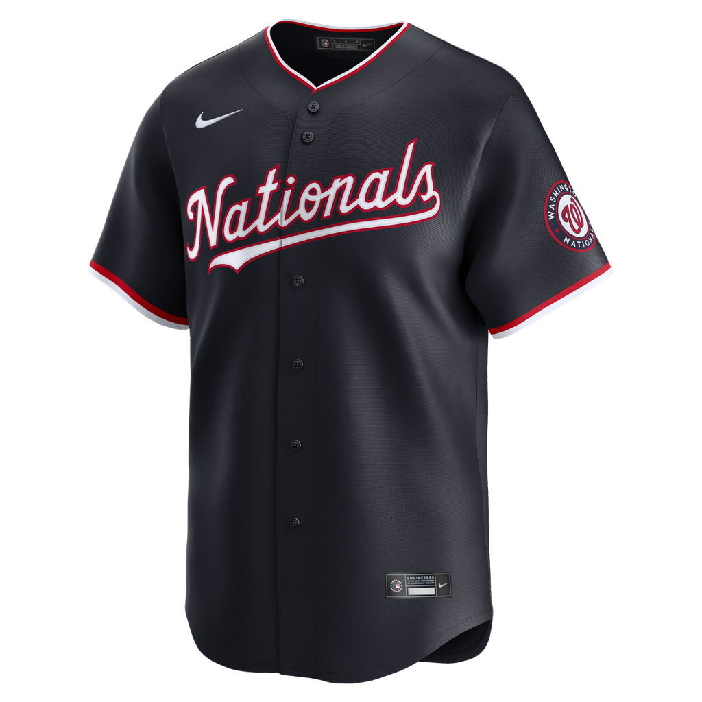 James Wood Washington Nationals Nike Alternate Limited Player Jersey - Navy Official MLB Team Apparel Baseball Fan Gear