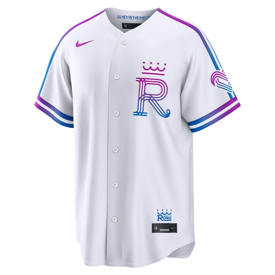 Kansas City Royals Nike 2026 City Connect Stadium Jersey - White Official MLB Team Apparel Baseball Fan Gear