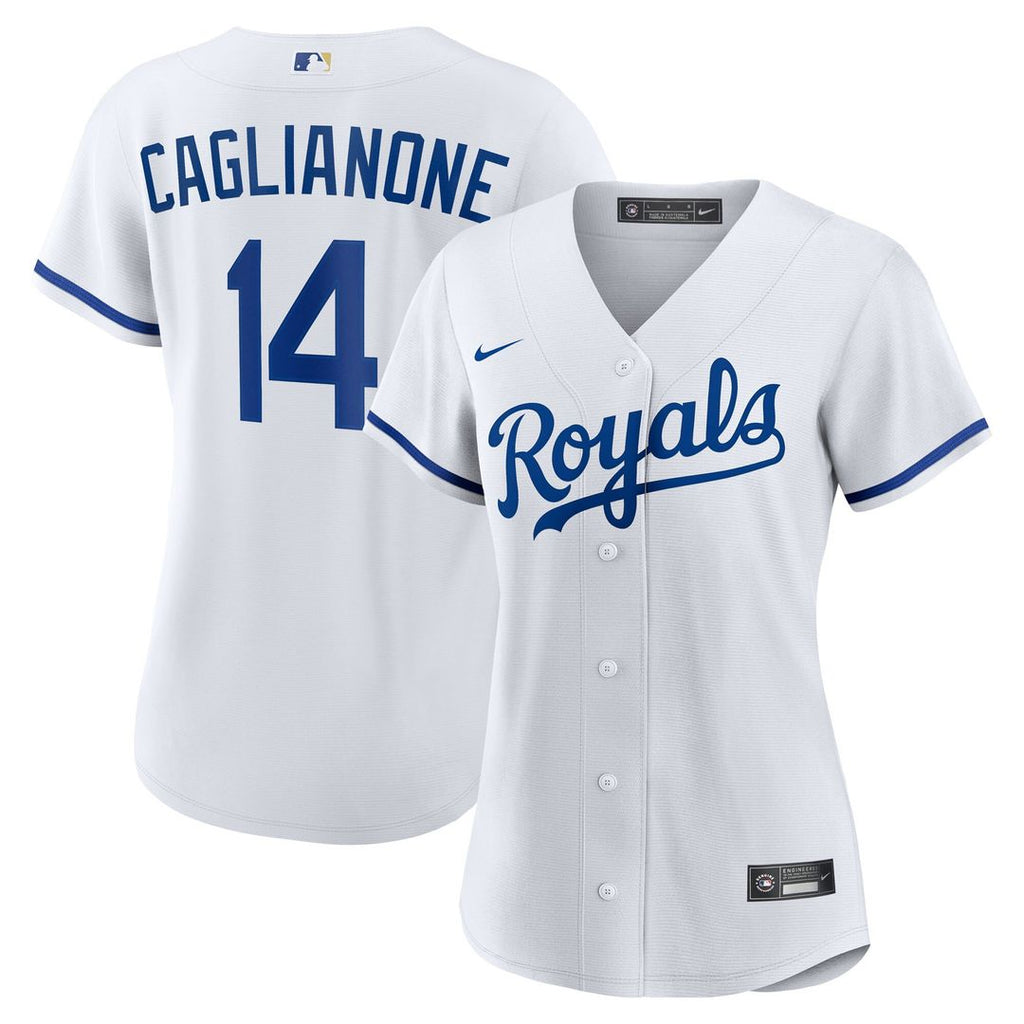 Jac Caglianone Kansas City Royals Nike Women's Home Replica Jersey - White Official MLB Team Apparel Baseball Fan Gear