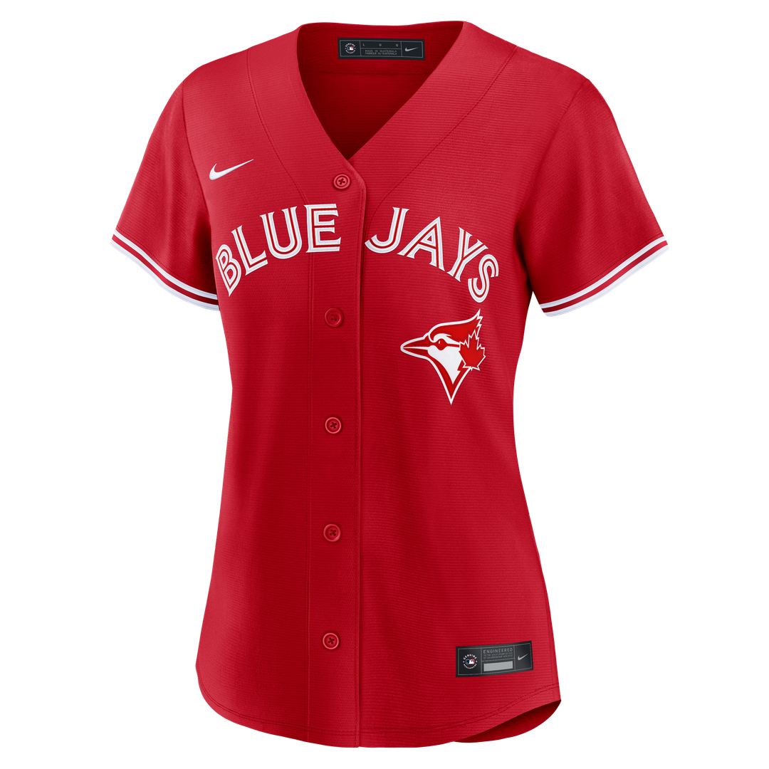Vladimir Guerrero Jr. Toronto Blue Jays Nike Women's Canada Day Replica Jersey - Red Official MLB Team Apparel Baseball Fan Gear