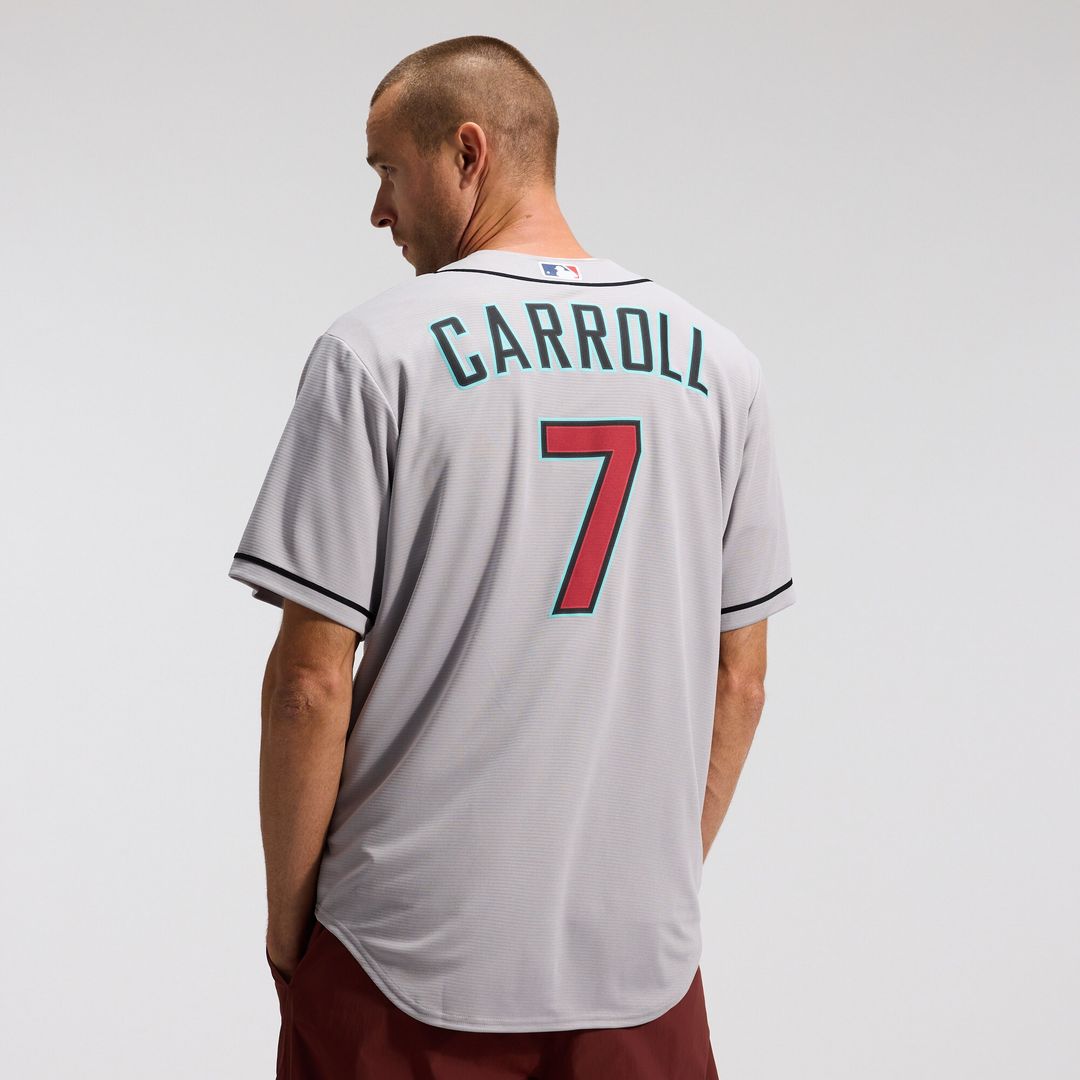 Corbin Carroll Arizona Diamondbacks Nike Road Replica Jersey - Gray Official MLB Team Apparel Baseball Fan Gear