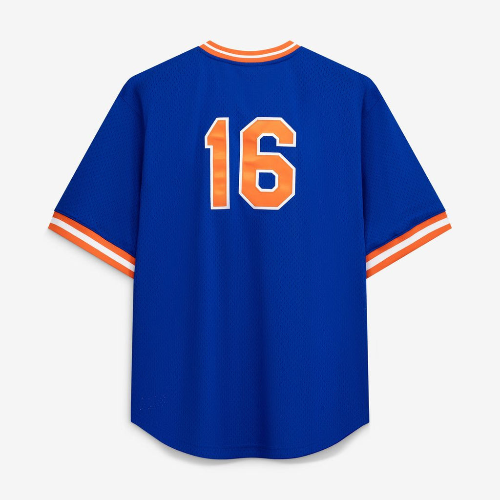 Dwight Gooden New York Mets Profile Big & Tall Cooperstown Collection Mesh Batting Practice Jersey - Royal Official MLB Team Apparel Baseball Fan Gear