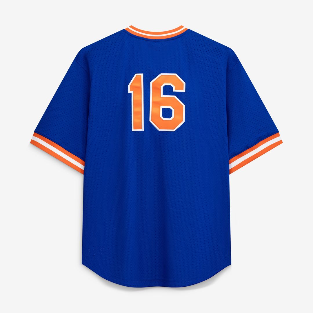 Dwight Gooden New York Mets Profile Big & Tall Cooperstown Collection Mesh Batting Practice Jersey - Royal Official MLB Team Apparel Baseball Fan Gear
