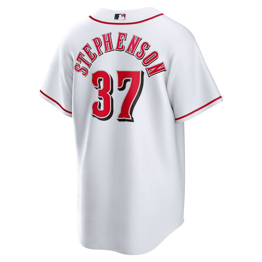 Tyler Stephenson Cincinnati Reds Nike Home Replica Jersey - White Official MLB Team Apparel Baseball Fan Gear