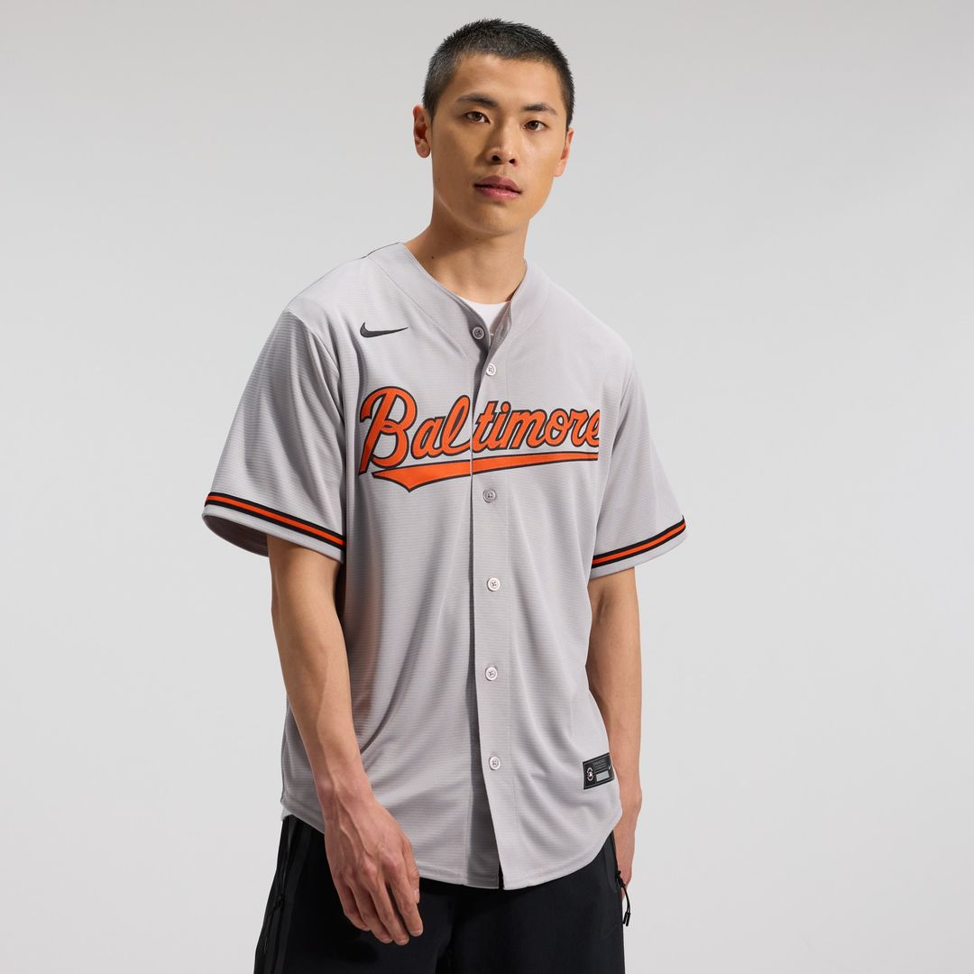 Baltimore Orioles Nike Road Replica Team Jersey - Gray Official MLB Team Apparel Baseball Fan Gear