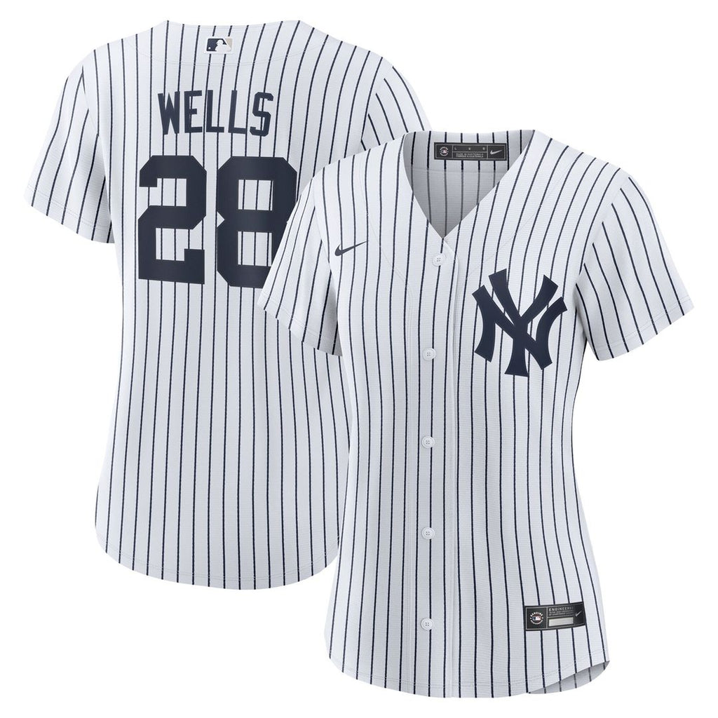 Austin Wells New York Yankees Nike Women's Home Replica Jersey - White Official MLB Team Apparel Baseball Fan Gear