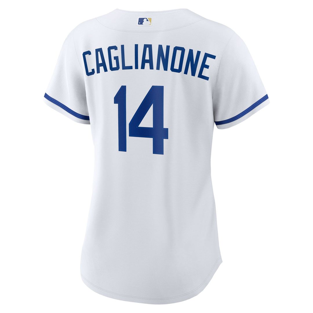 Jac Caglianone Kansas City Royals Nike Women's Home Replica Jersey - White Official MLB Team Apparel Baseball Fan Gear