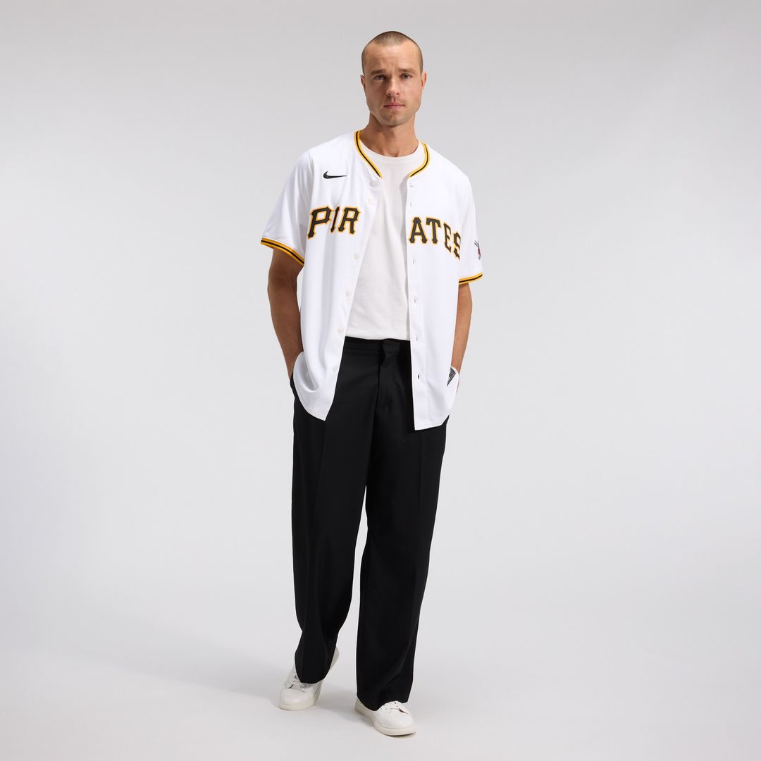 Pittsburgh Pirates Nike Home Limited Jersey - White Official MLB Team Apparel Baseball Fan Gear
