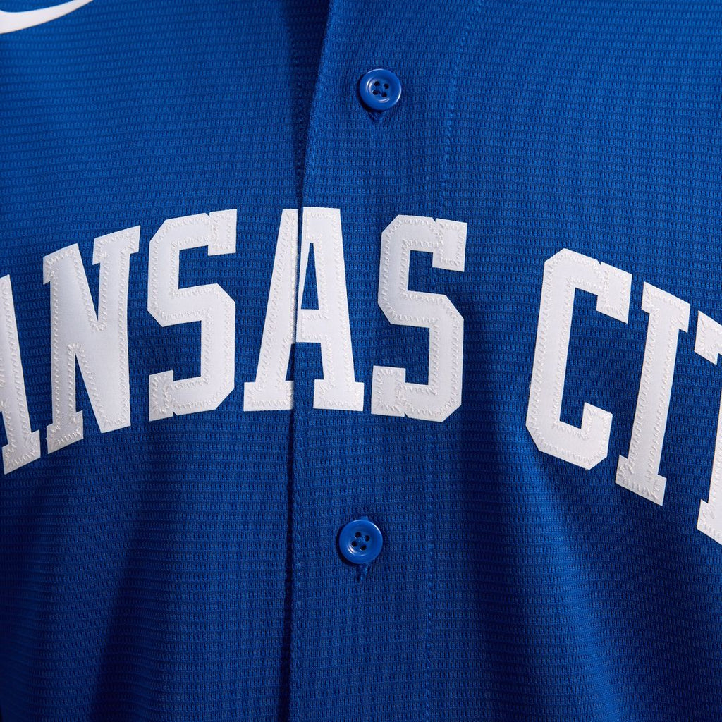 Kansas City Royals Nike Alternate Replica Team Jersey - Royal Official MLB Team Apparel Baseball Fan Gear
