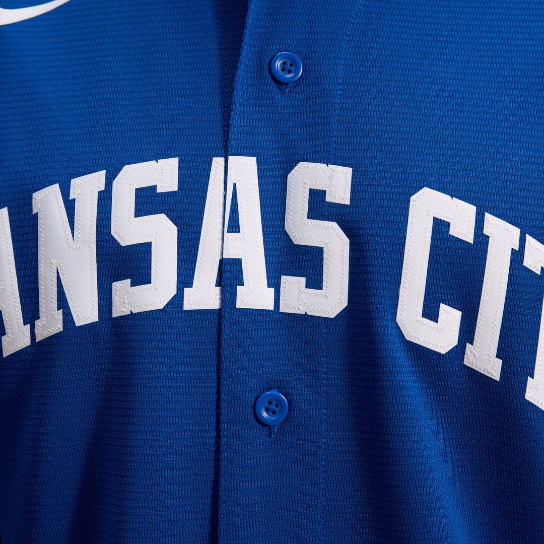 Kansas City Royals Nike Alternate Replica Team Jersey - Royal Official MLB Team Apparel Baseball Fan Gear