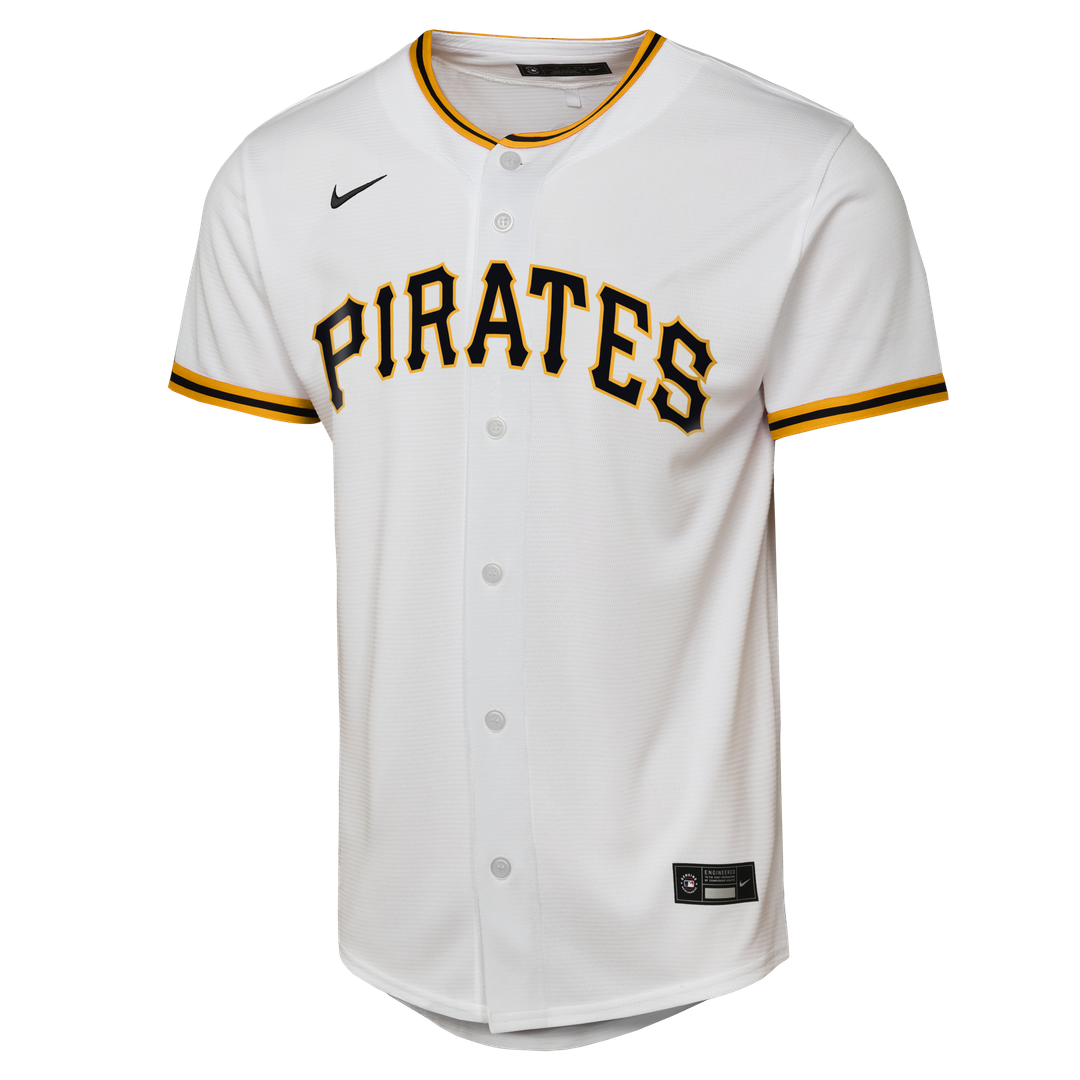Konnor Griffin Pittsburgh Pirates Nike Youth Home Replica Jersey - White Official MLB Team Apparel Baseball Fan Gear