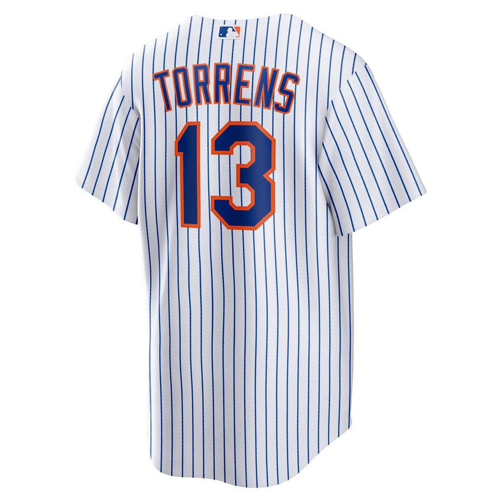 Luis Torrens New York Mets Nike Home Replica Jersey - White Official MLB Team Apparel Baseball Fan Gear