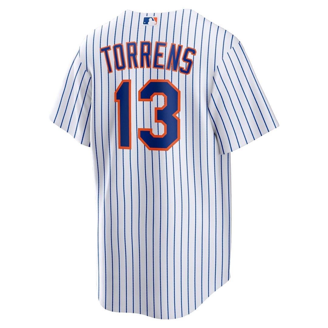 Luis Torrens New York Mets Nike Home Replica Jersey - White Official MLB Team Apparel Baseball Fan Gear