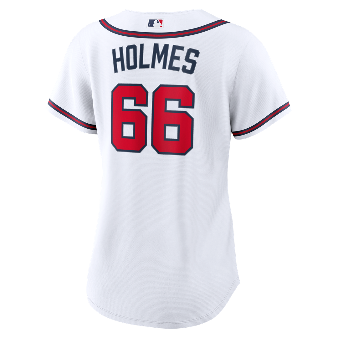 Grant Holmes Atlanta Braves Nike Women's Home Replica Jersey - White Official MLB Team Apparel Baseball Fan Gear