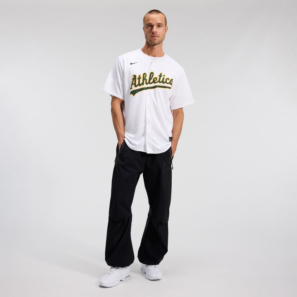 Athletics Nike Home Replica Team Jersey - White Official MLB Team Apparel Baseball Fan Gear