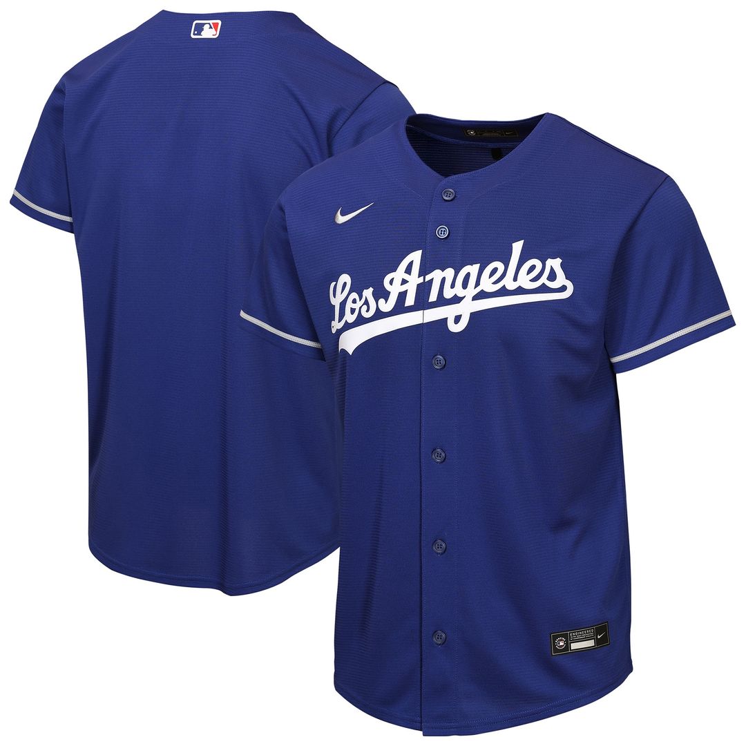 Los Angeles Dodgers Nike Youth Alternate Replica Jersey - Royal Official MLB Team Apparel Baseball Fan Gear