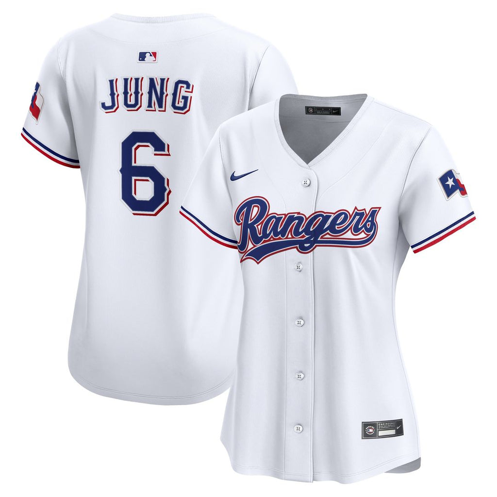 Josh Jung Texas Rangers Nike Women's Home Limited Player Jersey - White Official MLB Team Apparel Baseball Fan Gear