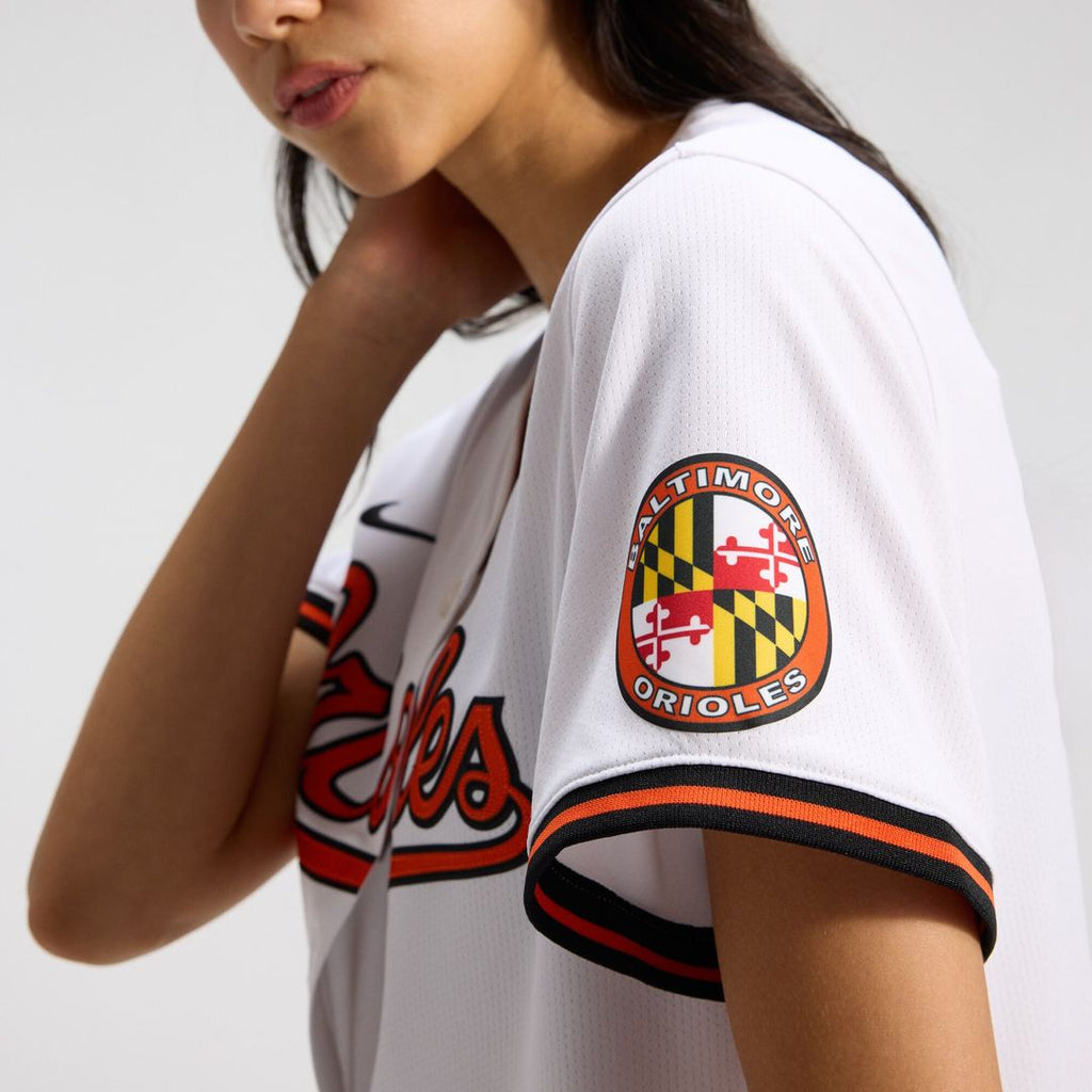 Baltimore Orioles Nike Women's Home Limited Jersey - White Official MLB Team Apparel Baseball Fan Gear