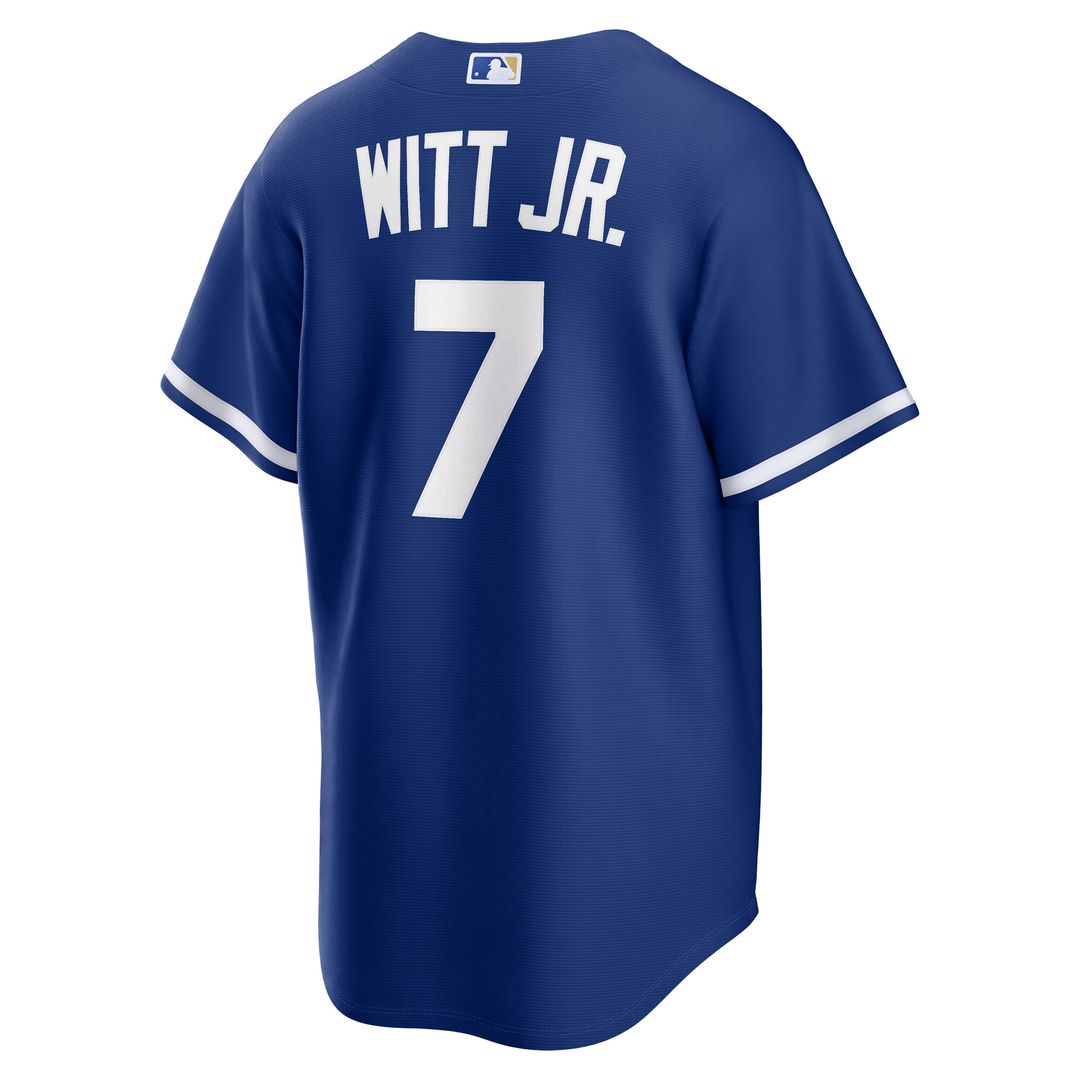 Bobby Witt Jr. Kansas City Royals Nike Alternate Replica Jersey - Royal Official MLB Team Apparel Baseball Fan Gear