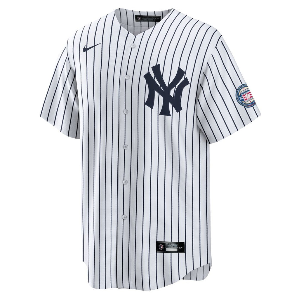 CC Sabathia New York Yankees Nike 2025 Baseball Hall of Fame Name & Number Retired Replica Jersey - White Official MLB Team Apparel Baseball Fan Gear