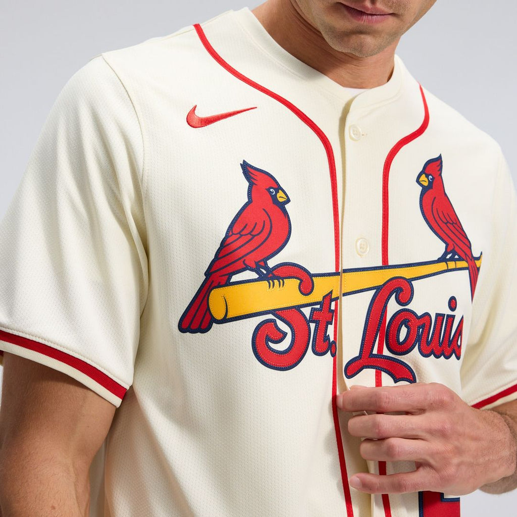 Lars Nootbaar St. Louis Cardinals Nike Alternate 2 Limited Jersey - Cream Official MLB Team Apparel Baseball Fan Gear