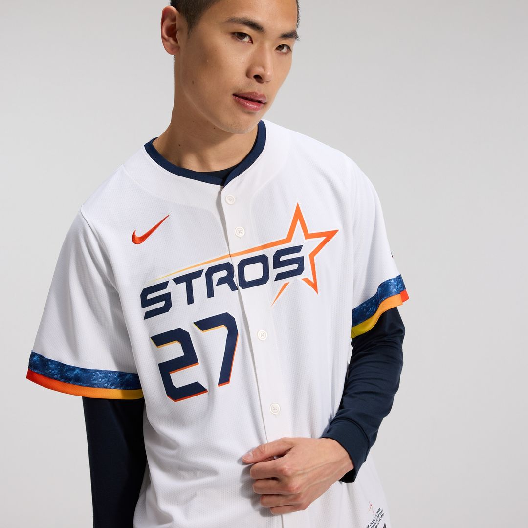 Jose Altuve Houston Astros Nike 2025 City Connect Limited Player Jersey - White Official MLB Team Apparel Baseball Fan Gear