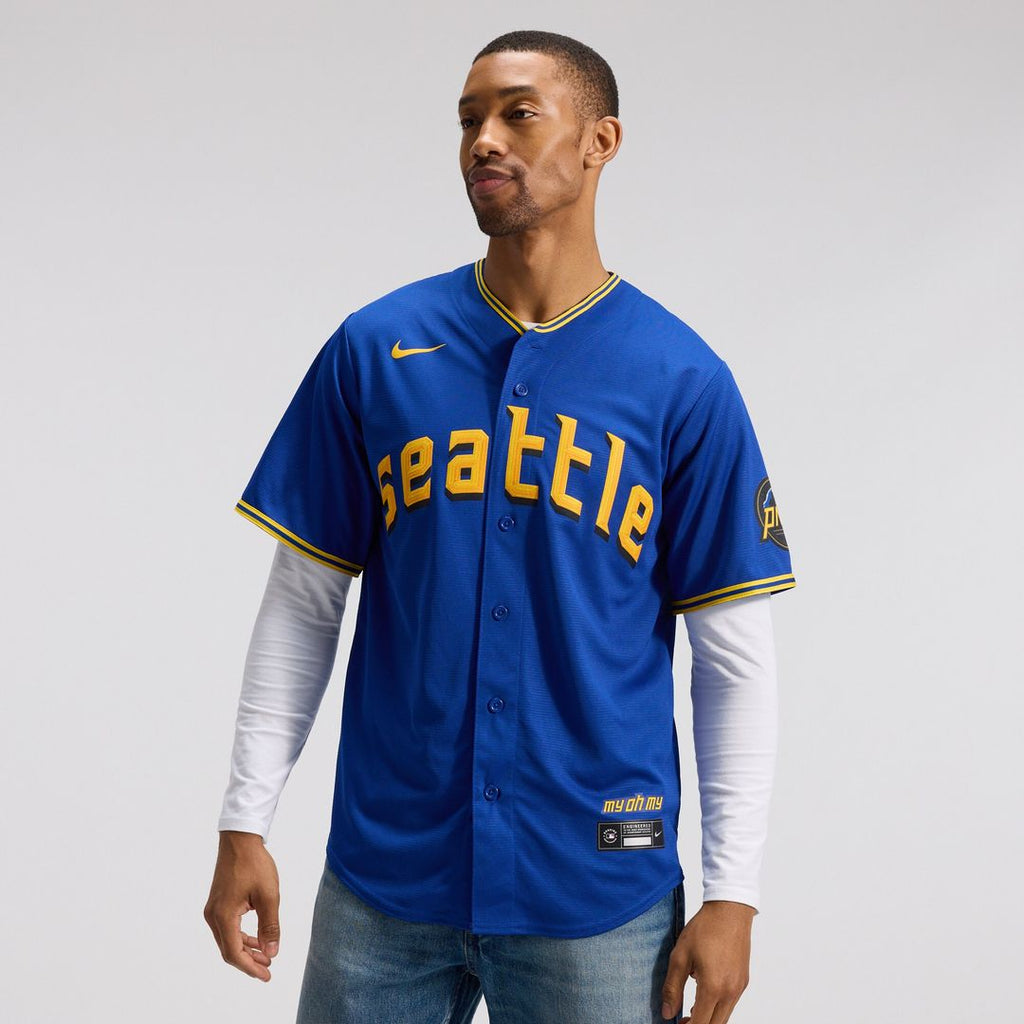 Seattle Mariners Nike City Connect Replica Jersey - Royal Official MLB Team Apparel Baseball Fan Gear