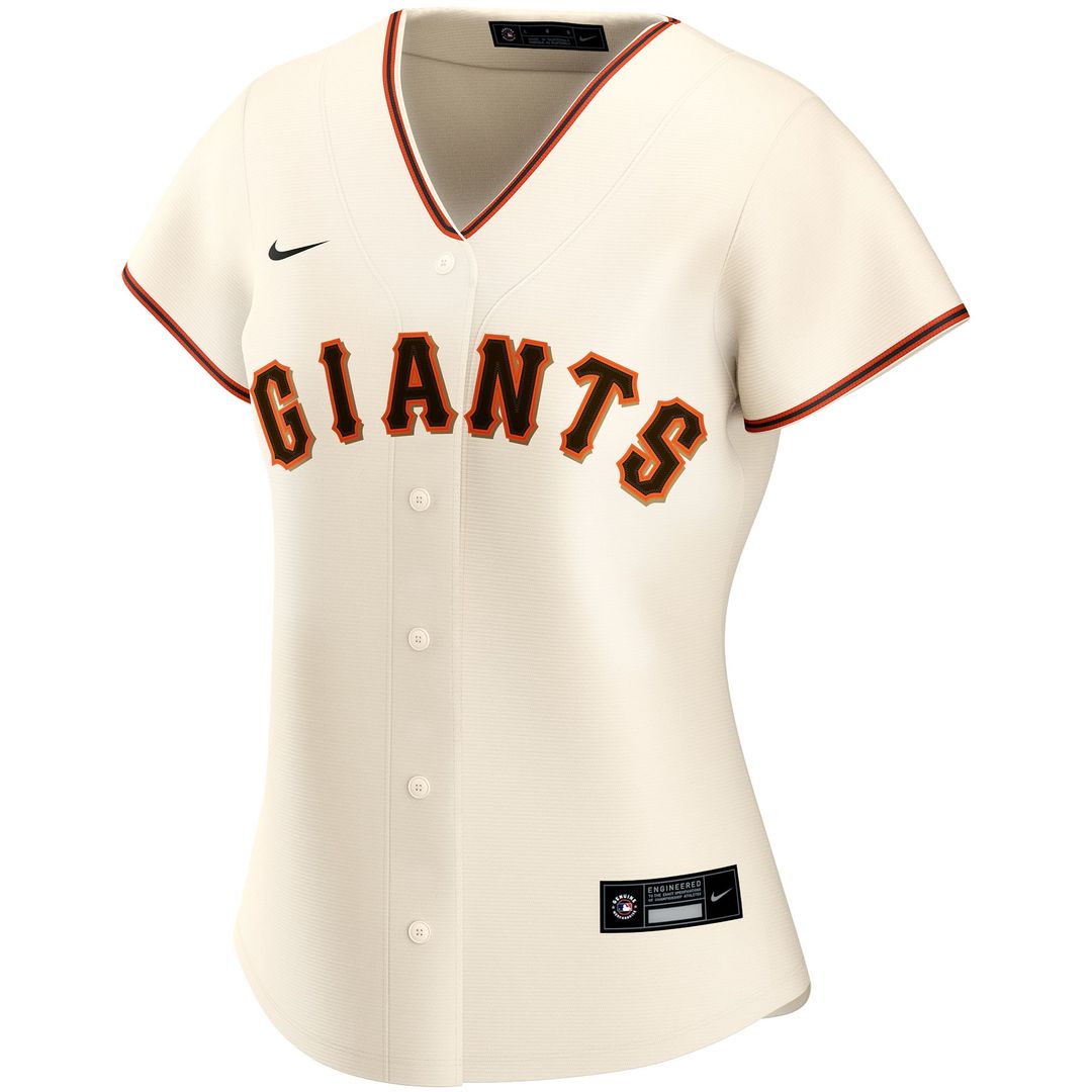 San Francisco Giants Nike Women's Home Replica Custom Jersey - Cream Official MLB Team Apparel Baseball Fan Gear