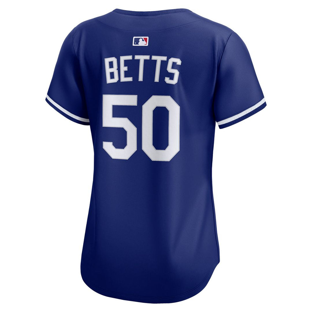 Mookie Betts Los Angeles Dodgers Nike Women's Alternate 2 Limited Player Jersey - Royal Official MLB Team Apparel Baseball Fan Gear
