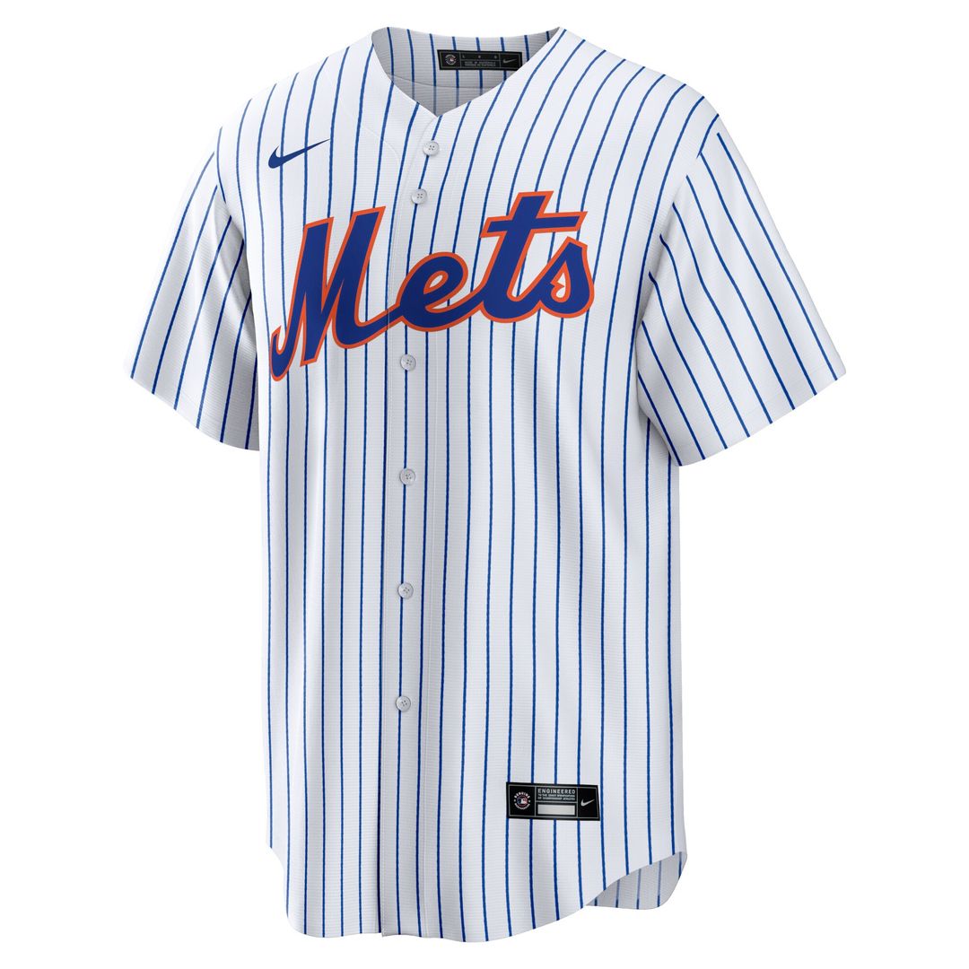 New York Mets Nike Home Replica Team Jersey - White Official MLB Team Apparel Baseball Fan Gear