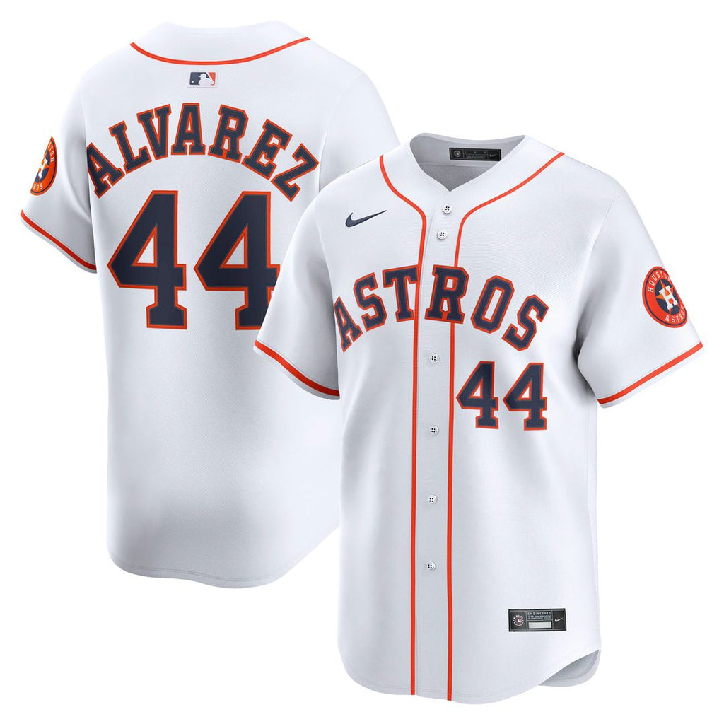 Yordan Alvarez Houston Astros Nike Home Limited Player Jersey - White Official MLB Team Apparel Baseball Fan Gear