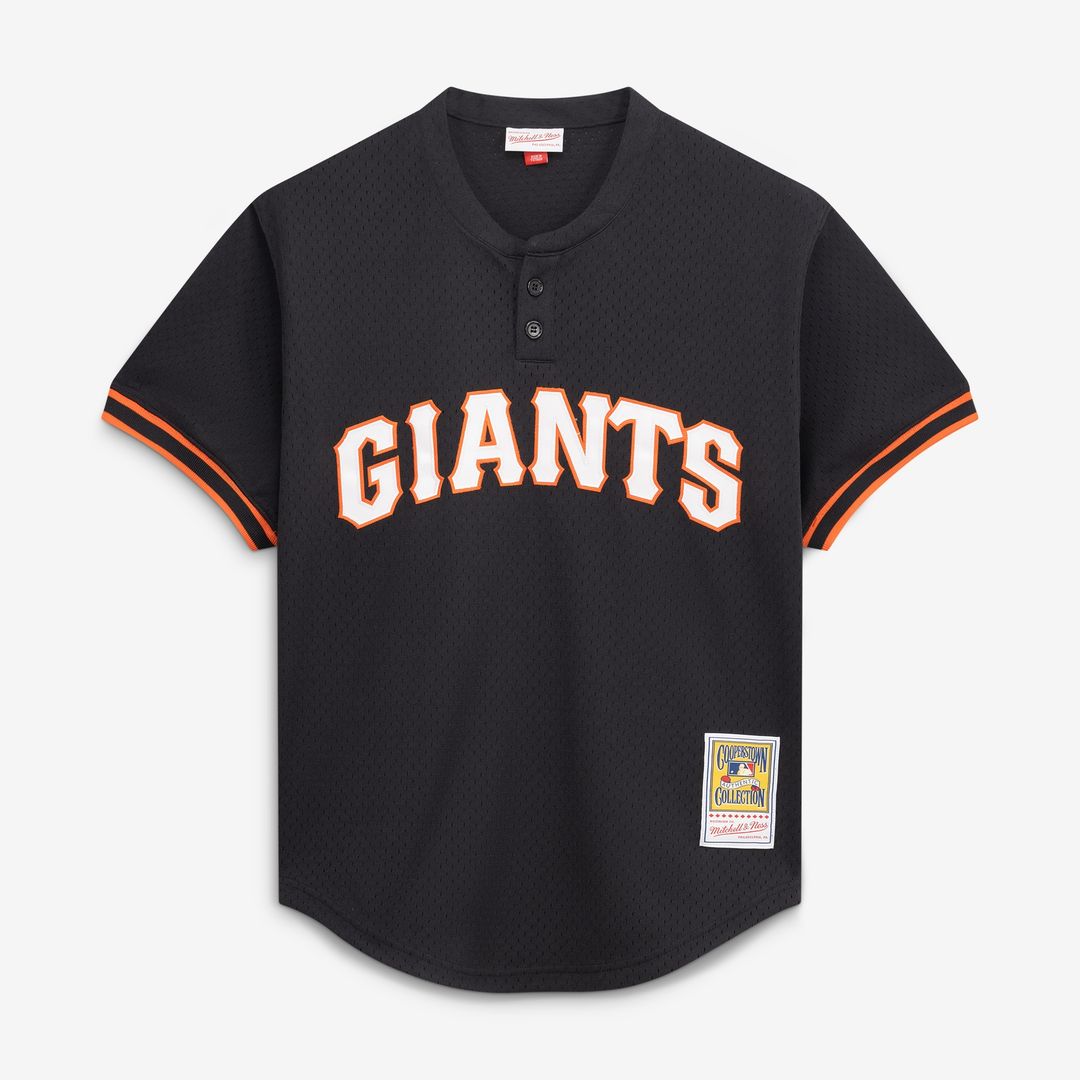 Matt Williams San Francisco Giants Mitchell & Ness Authentic Batting Practice Jersey - Black Official MLB Team Apparel Baseball Fan Gear