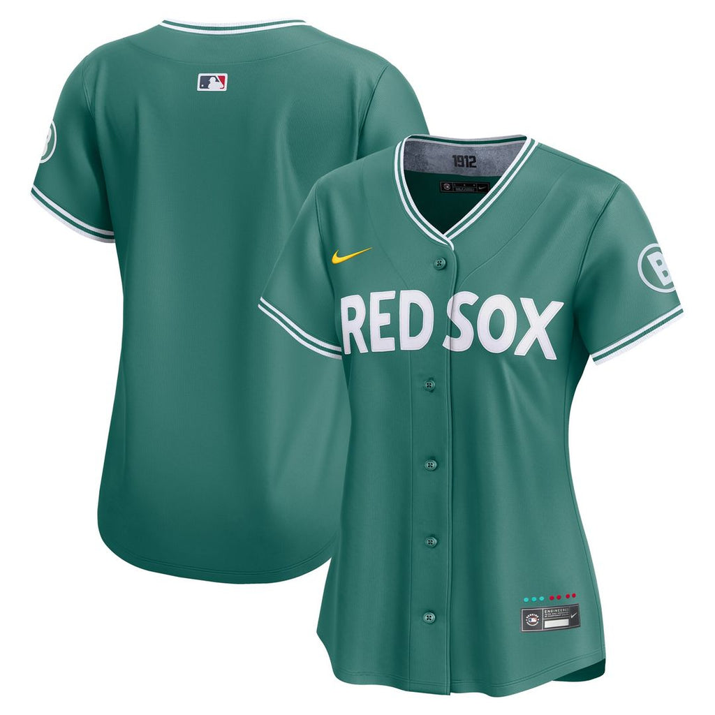 Boston Red Sox Nike Women's 2025 City Connect Limited Jersey - Green Official MLB Team Apparel Baseball Fan Gear